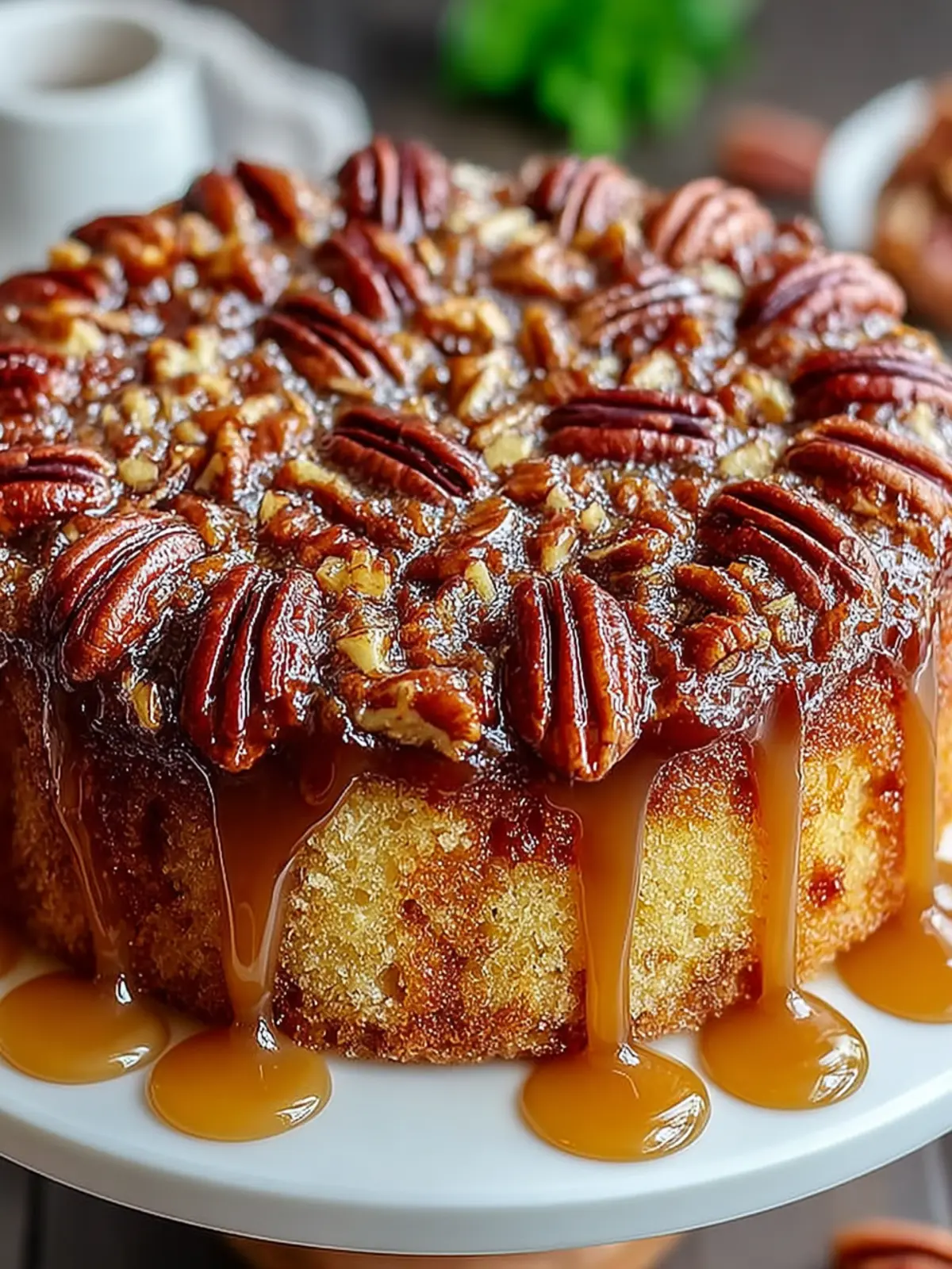 Pecan Upside Down Cake First Image