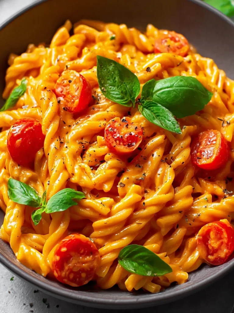 Creamy Vegan Tomato Pasta Recipe First Image