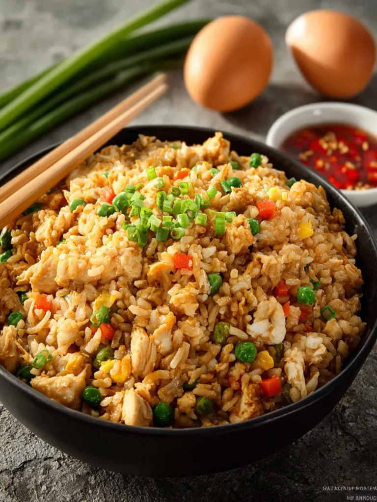 Easy Chicken Fried Rice Recipe First Image