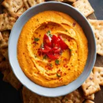 Roasted Red Pepper Hummus First Image
