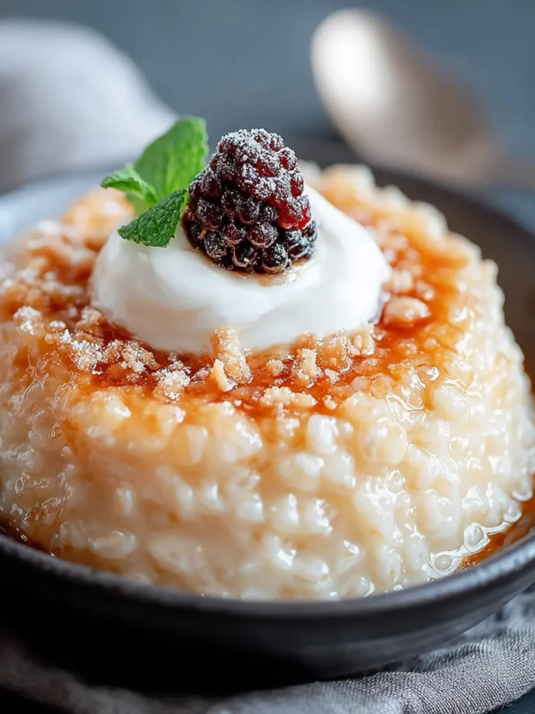 Indulge in Creamy Rice Pudding: A Comforting Delight First Image
