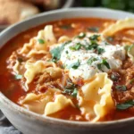 Healthy Lasagna Soup with Turkey, Easy, One Pot First Image