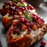 Cranberry Apple Twice-Baked Sweet Potatoes First Image
