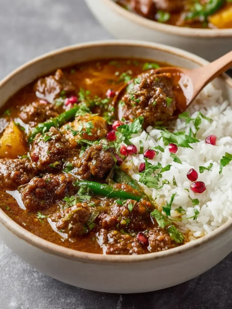 Easy Recipes with Ground Beef: Persian Herb and Beef Stew First Image