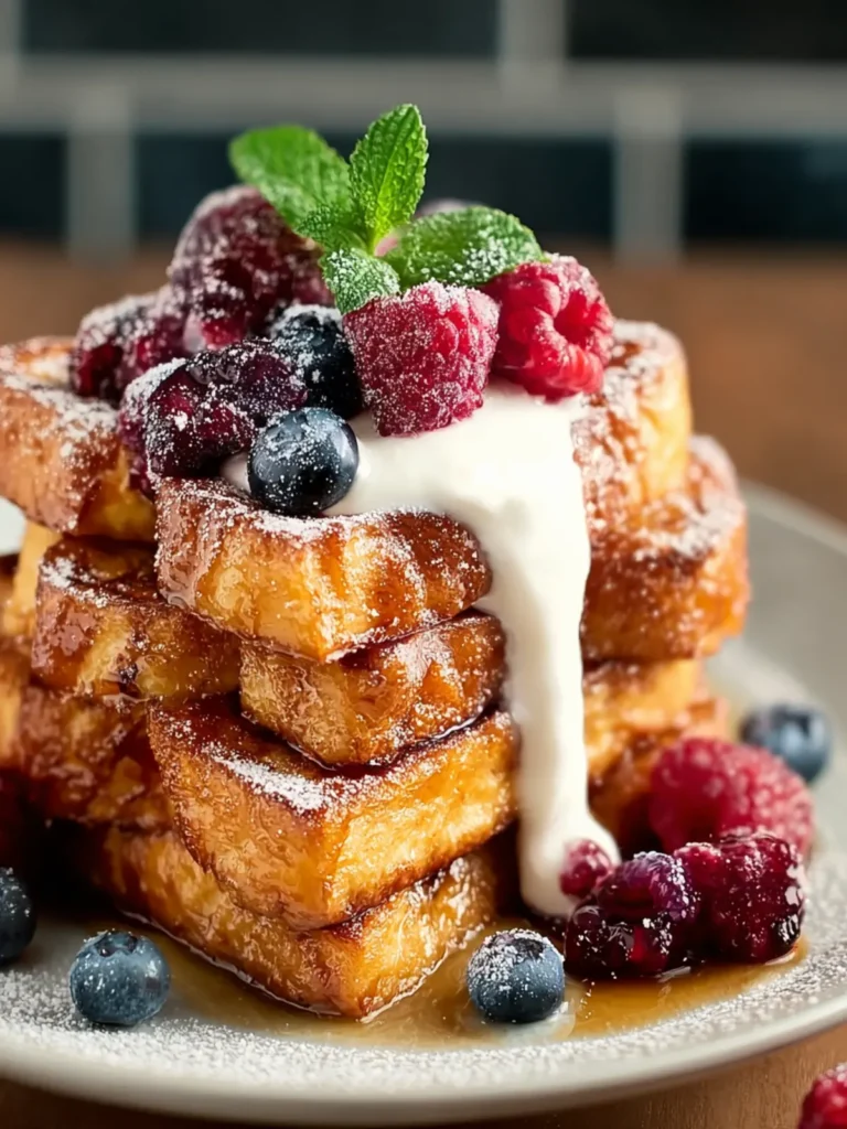 Irresistible Cinnamon French Toast Fingers with Yogurt First Image