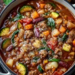 Minestrone Soup with Sausage First Image