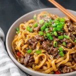 Mongolian Beef and Noodles First Image