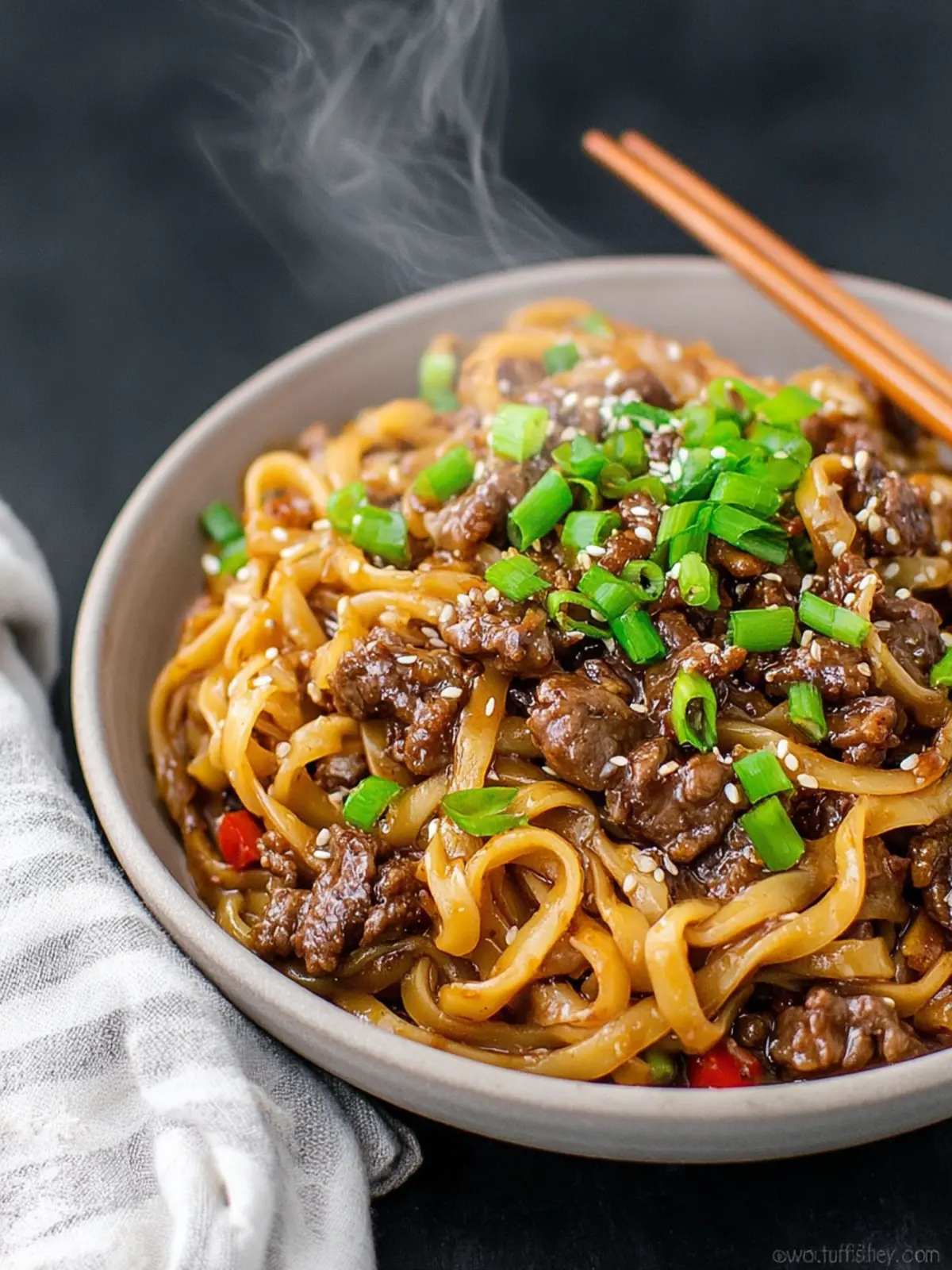 Mongolian Beef and Noodles First Image
