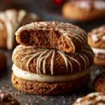 Gingerbread Cheesecake Cookies First Image