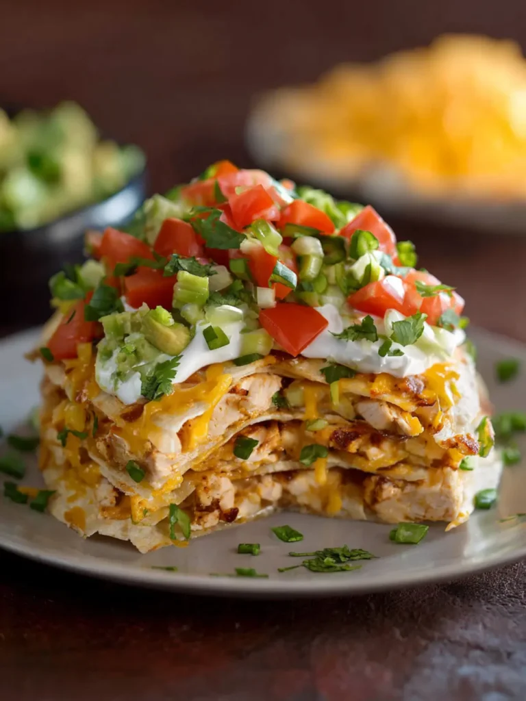 Chicken Tortilla Stack First Image