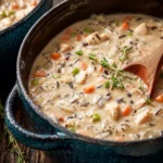 Creamy Chicken Wild Rice Soup First Image