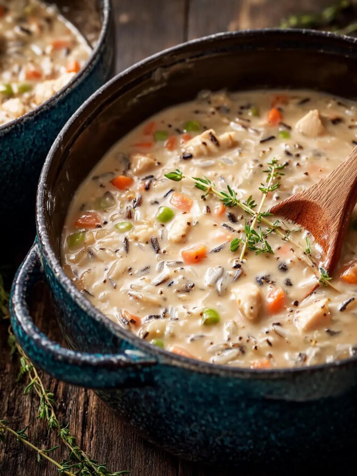 Creamy Chicken Wild Rice Soup First Image