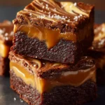 Decadent Caramel Swirl Brownies First Image