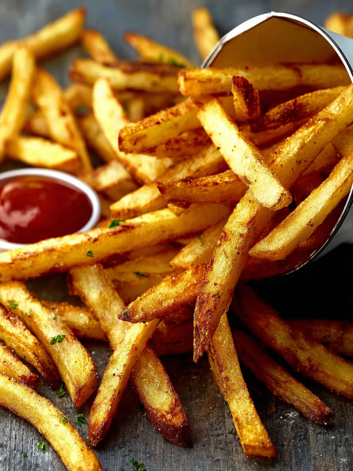 Easy Air Fryer Homemade Crispy French Fries First Image