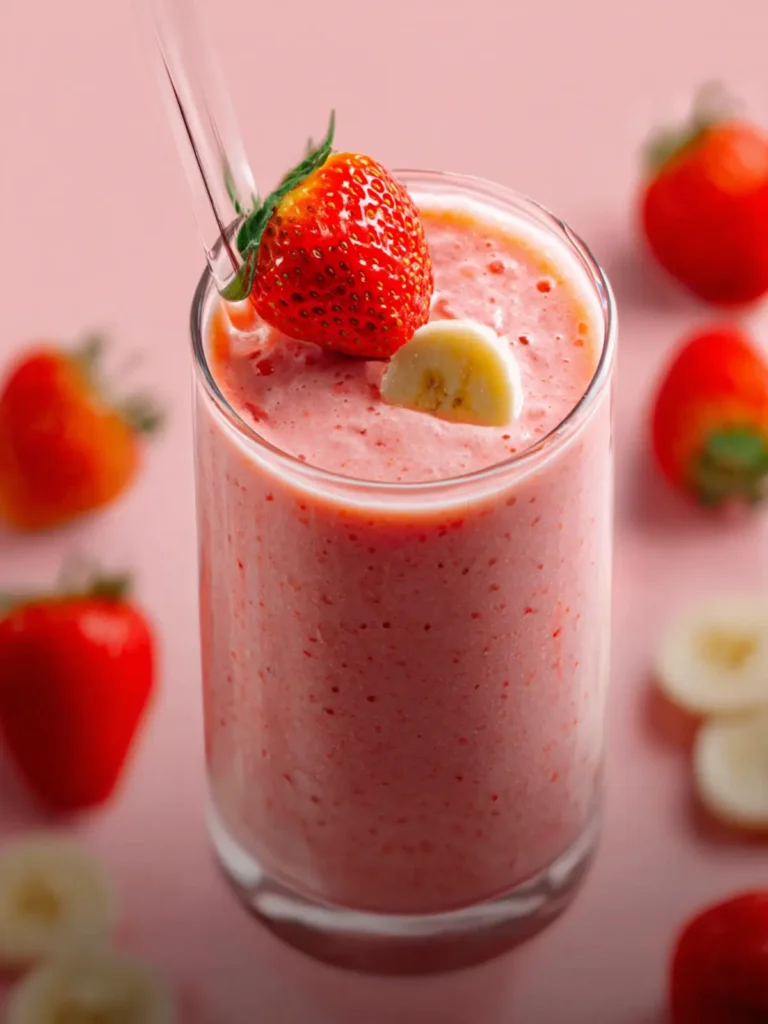 Easy Strawberry Banana Smoothie – 5 Minutes First Image