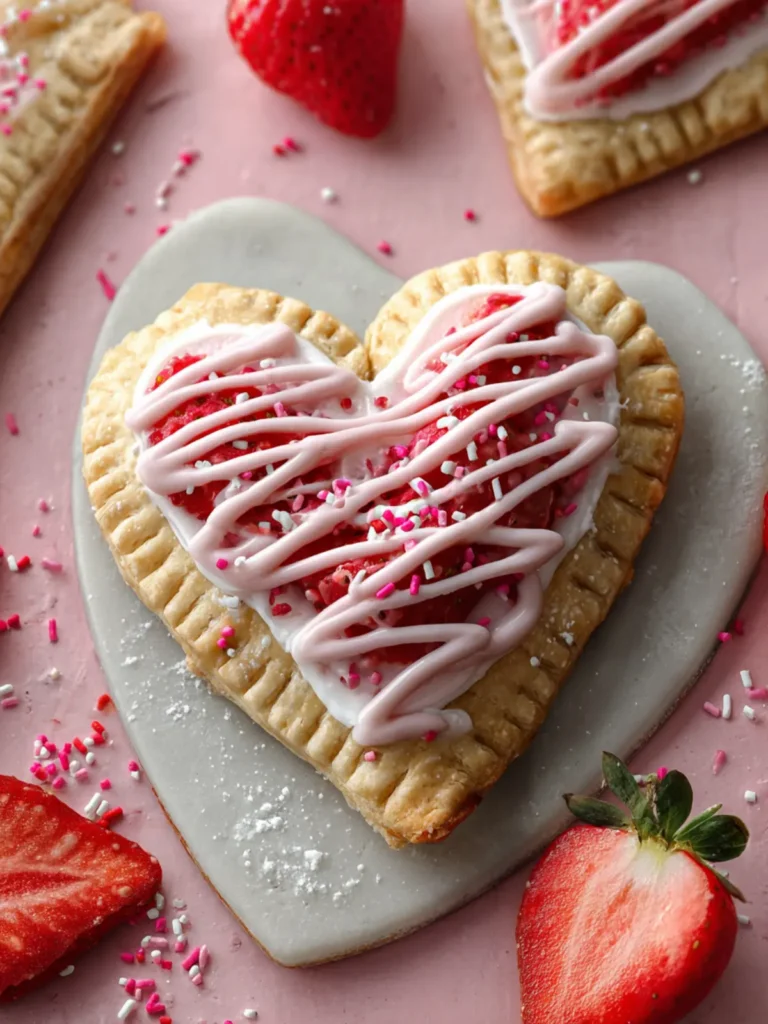 Heart Shaped Valentine’s Day Pop Tarts First Image