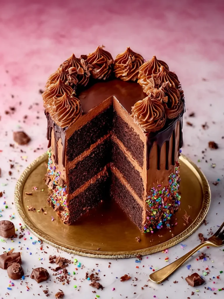 Moist Chocolate Cake with Buttercream Frosting First Image
