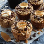 Peanut Butter Banana Baked Oatmeal Cups First Image