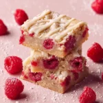 Raspberry White Chocolate Blondies First Image