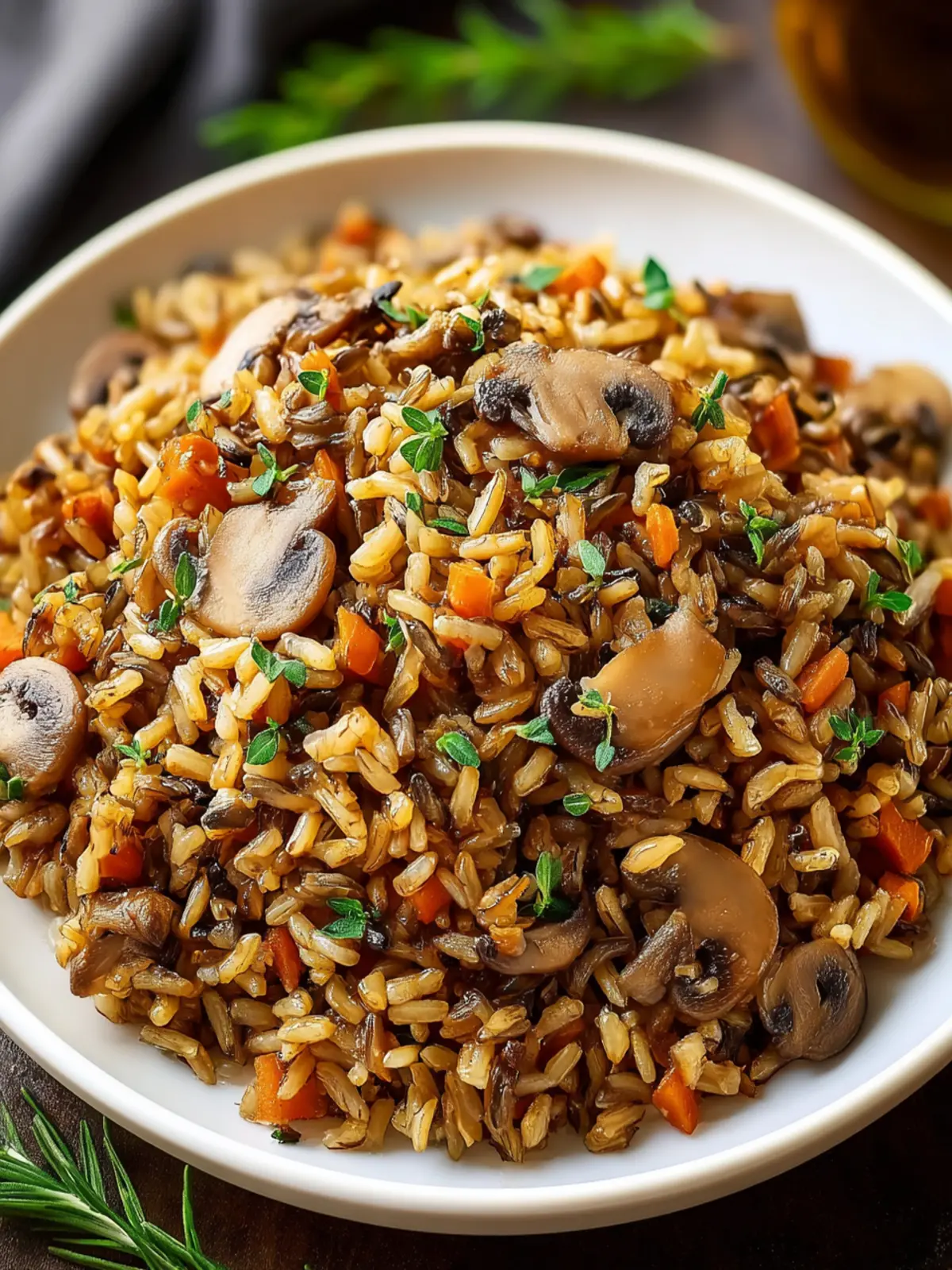 Savory Wild Rice and Mushroom Pilaf Recipe for Cozy Nights First Image