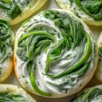 Spinach Cottage Cheese Flagels First Image