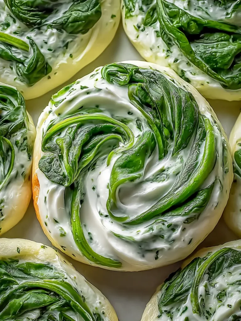 Spinach Cottage Cheese Flagels First Image