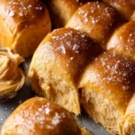 Sweet Potato Dinner Rolls with Whipped Cane Sugar Syrup Butter First Image