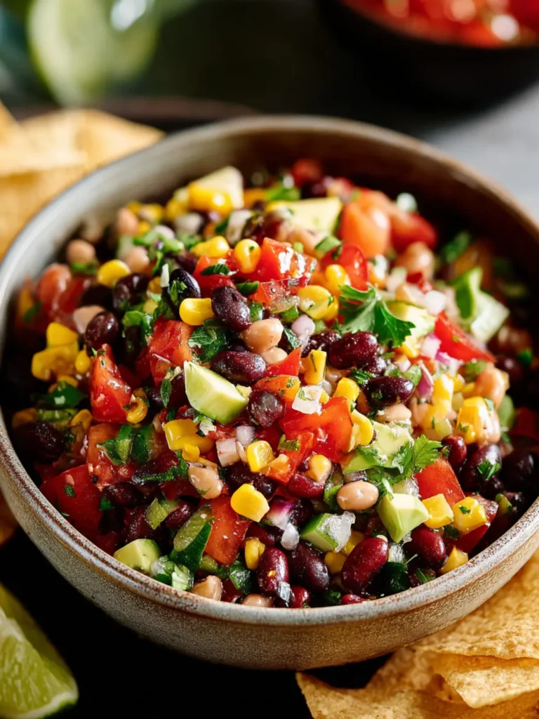 Zesty Cowboy Caviar: A Colorful Party in a Bowl First Image