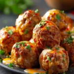 Spicy Rotel Cream Cheese Sausage Balls First Image
