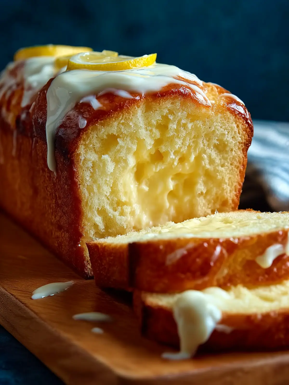 Lemon Cream Cheese Bread First Image
