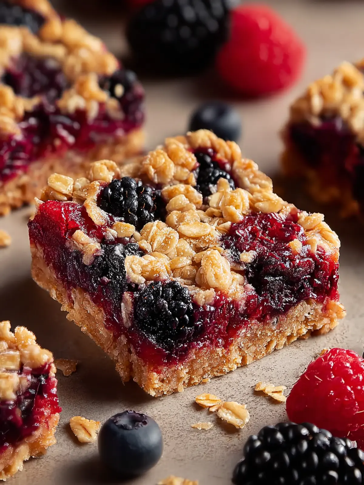 Berry Oat Bars: Sweet, Chewy Bliss Awaits You! First Image