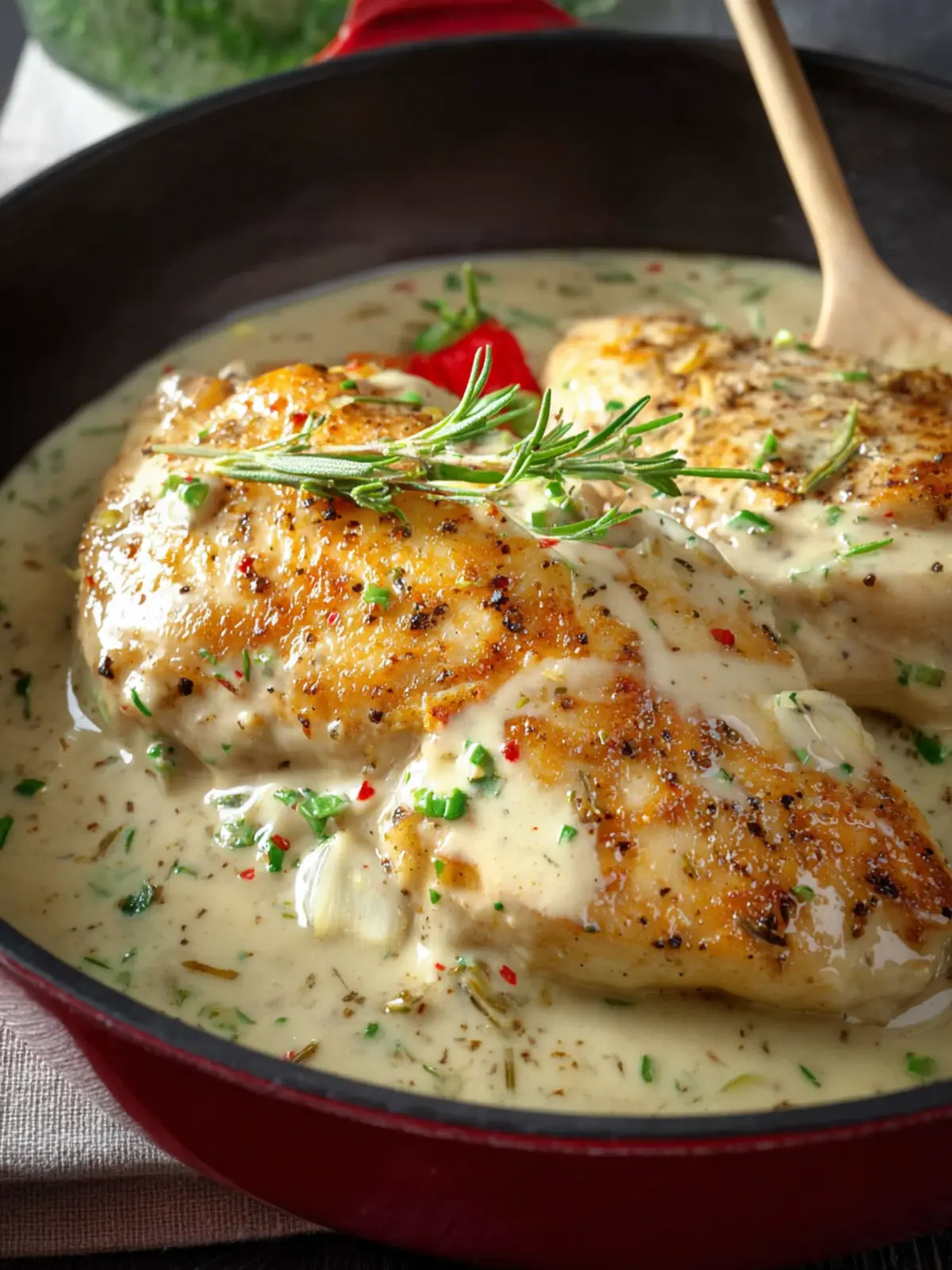 Creamy Garlic Chicken First Image