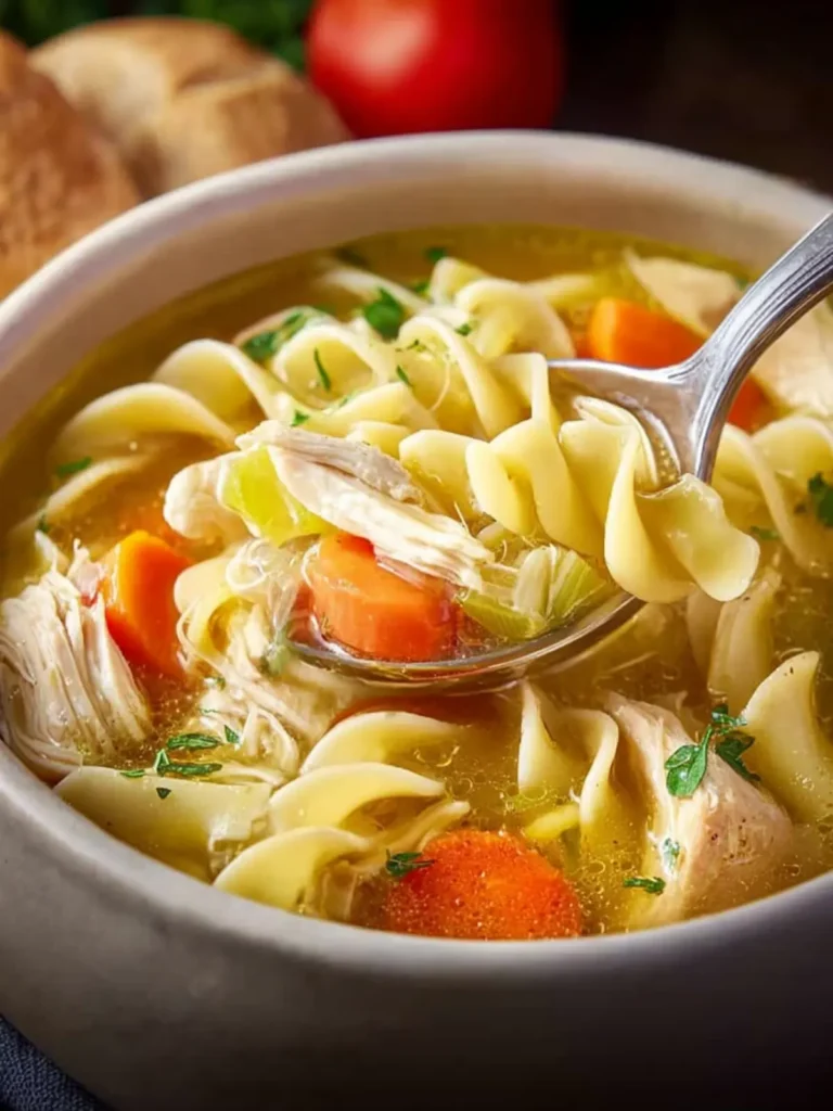 Easy Chicken Noodle Soup First Image
