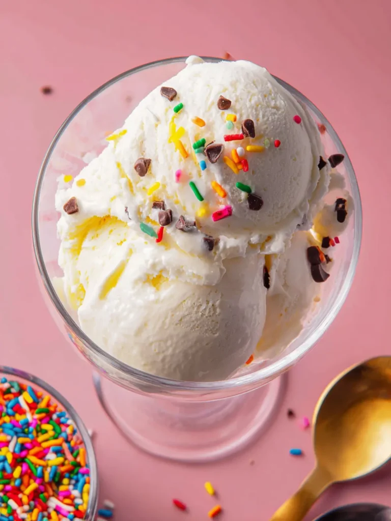 Easy Ninja Creami Vanilla Ice Cream Recipe First Image