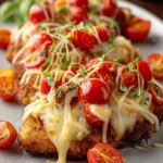 Irresistible Cheesy Bruschetta Chicken Recipe Delight First Image