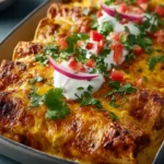 Loaded Beef Enchiladas With Cheese Sauce First Image