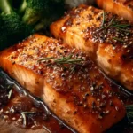 Mouthwatering Maple Glazed Baked Salmon First Image