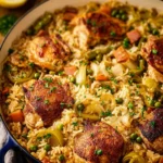 One Pan Chicken and Rice Bake First Image