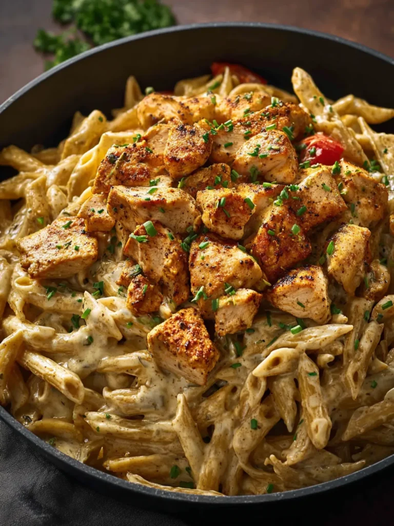 One Pot Creamy Cajun Ranch Chicken Pasta First Image
