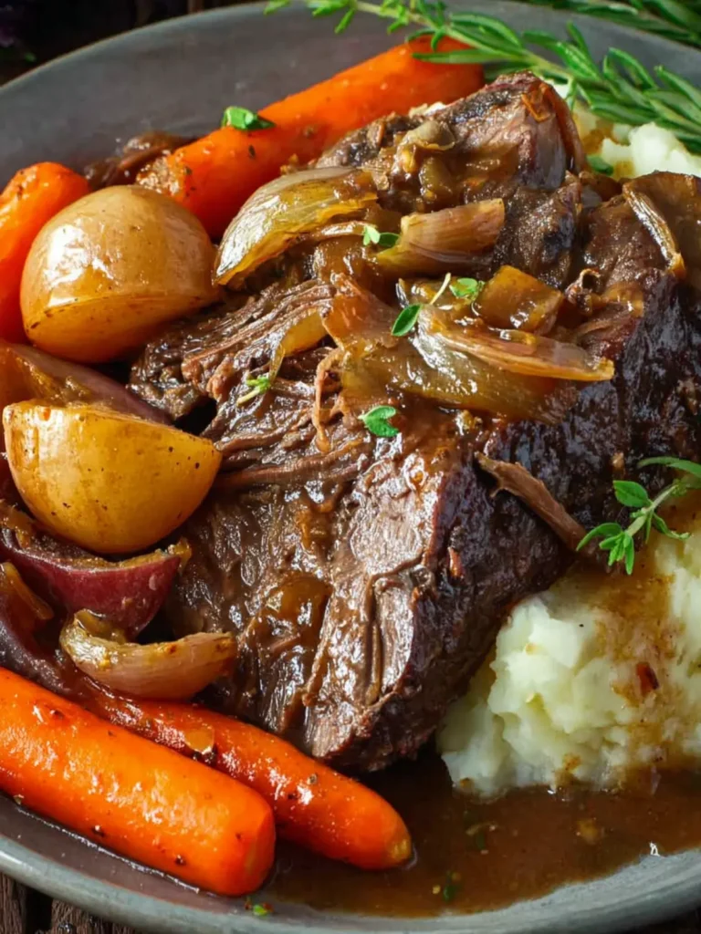 Slow Cooker Classic Pot Roast First Image