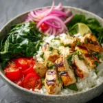 Chicken Spinach Rice Bowl First Image