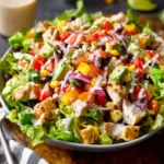Chopped Southwest Chicken Salad with a Tahini Lime Dressing First Image