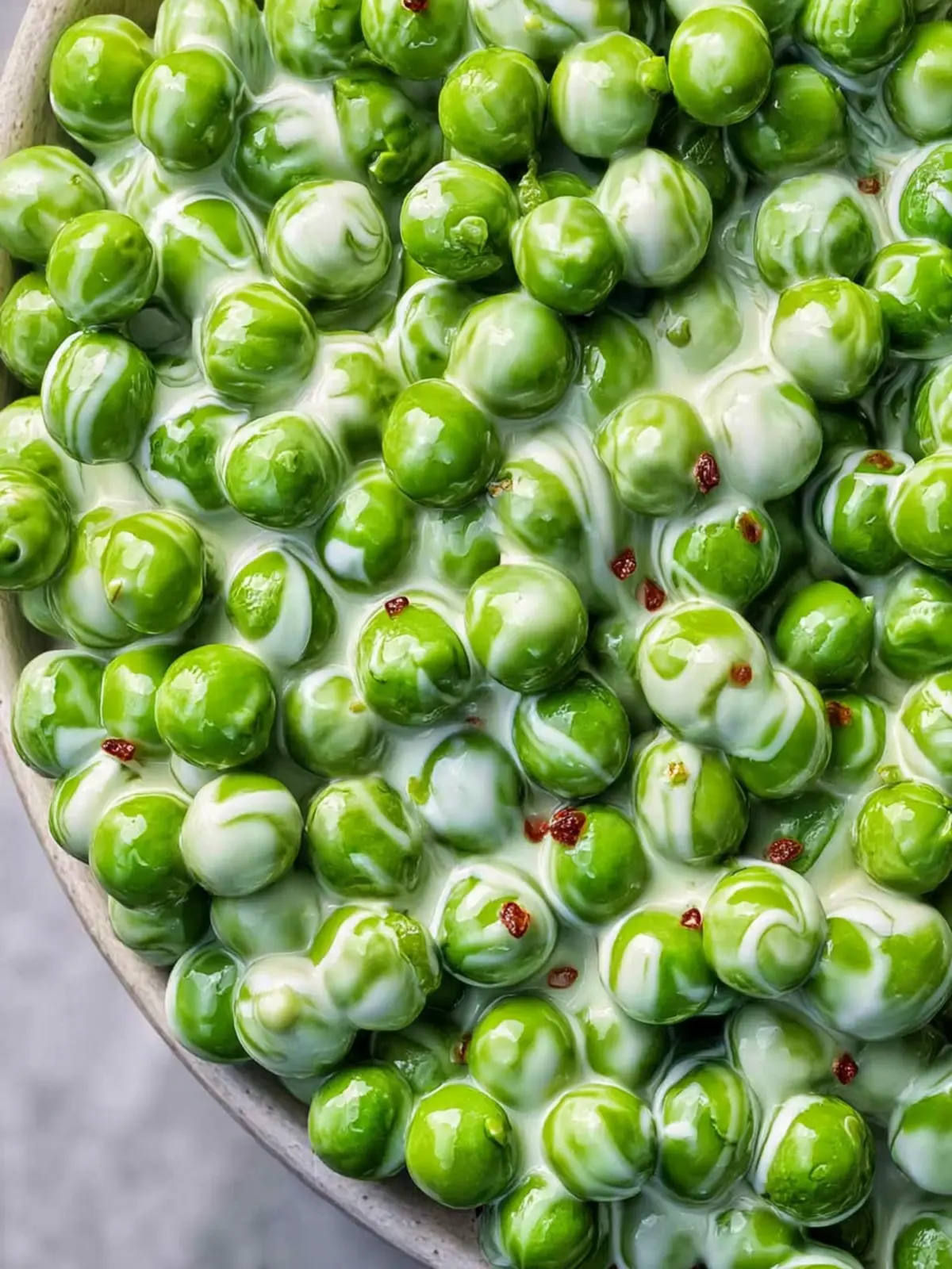 Creamed Peas Recipe First Image