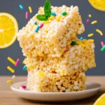 Easy Lemon Rice Crispy Treats Recipe First Image