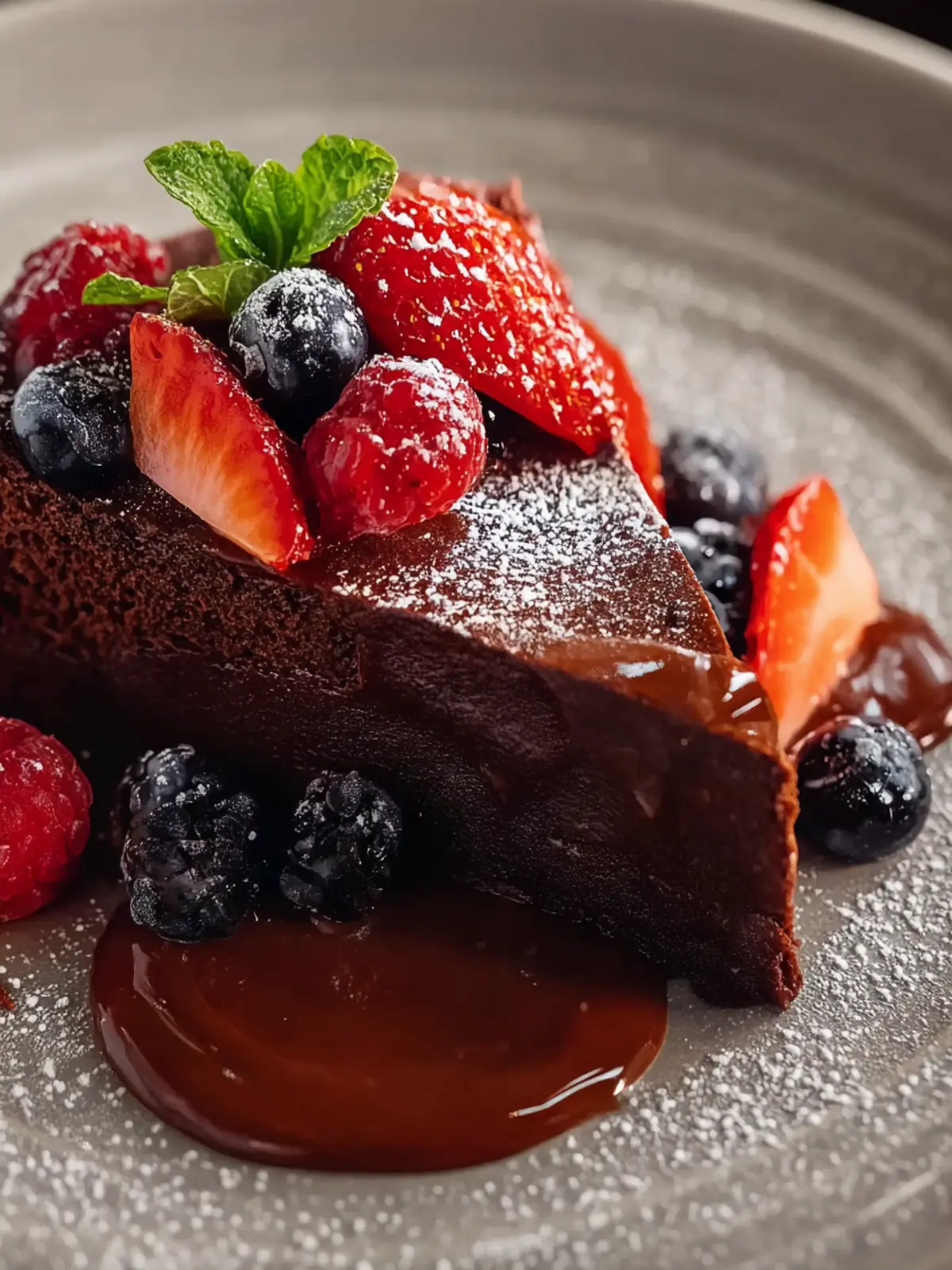 Flourless Chocolate Cake First Image