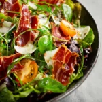 Mixed Greens Salad with Crispy Prosciutto First Image