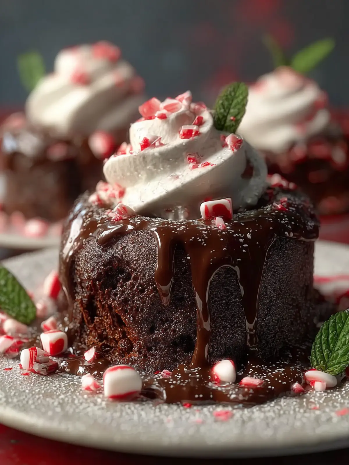 Peppermint Mocha Lava Cakes First Image