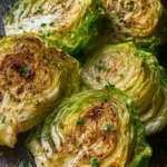 Savory Garlic Butter Cabbage Steaks First Image