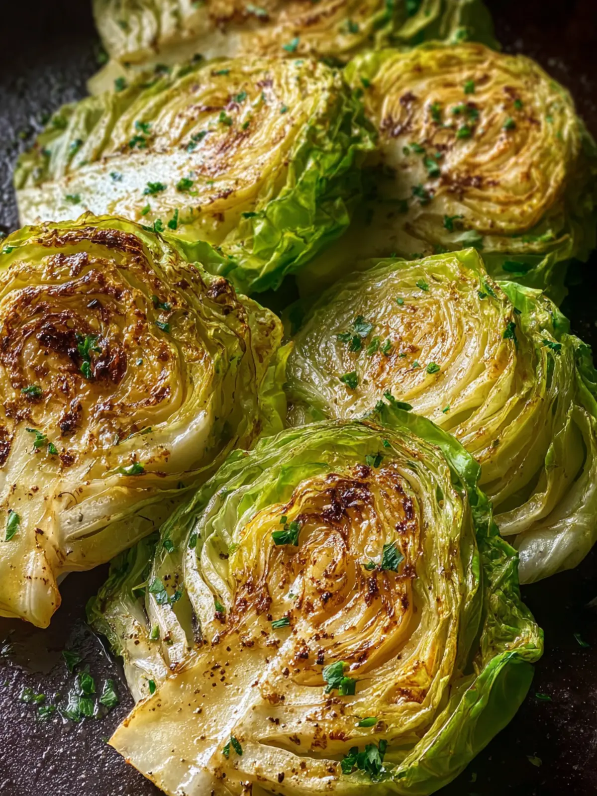 Savory Garlic Butter Cabbage Steaks First Image