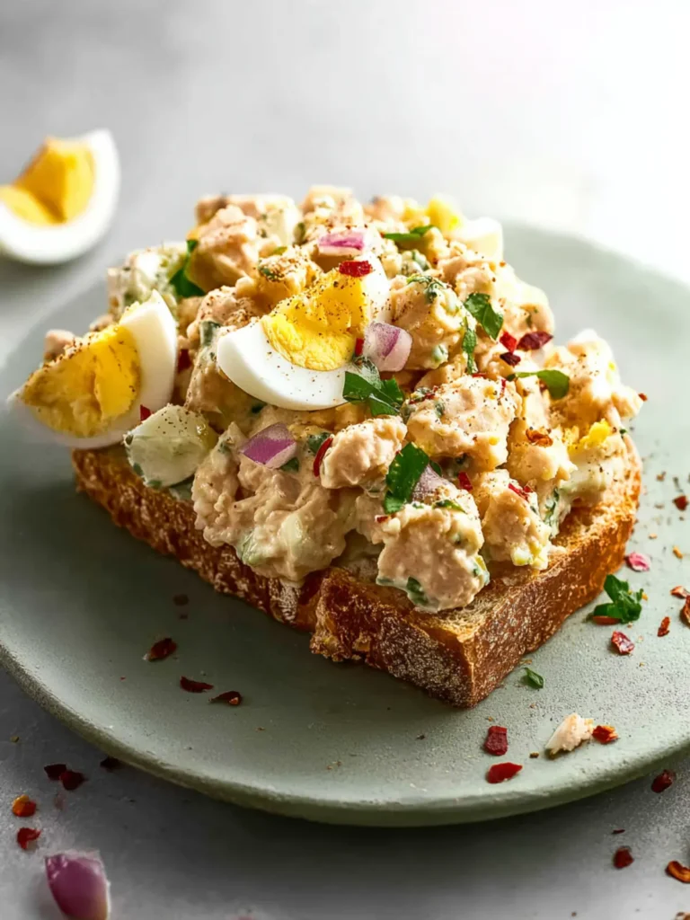Best Healthy Tuna Egg Salad – 10 Minute Recipe First Image